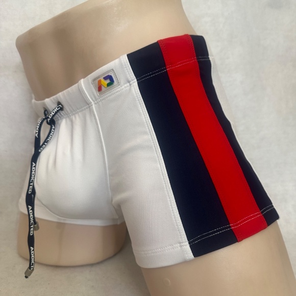 Addicted Pack Up Square Cut Swimbriefs Medium 32 Gently worn 80% polyester - Picture 2 of 7